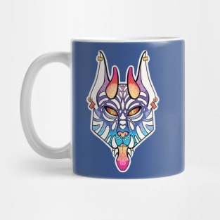 Rainbow Acid Tiger :: Canines and Felines Mug